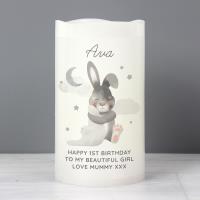 Personalised Baby Bunny LED Candle Extra Image 2 Preview
